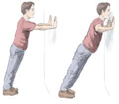 تمارين بوش اب على الجدار