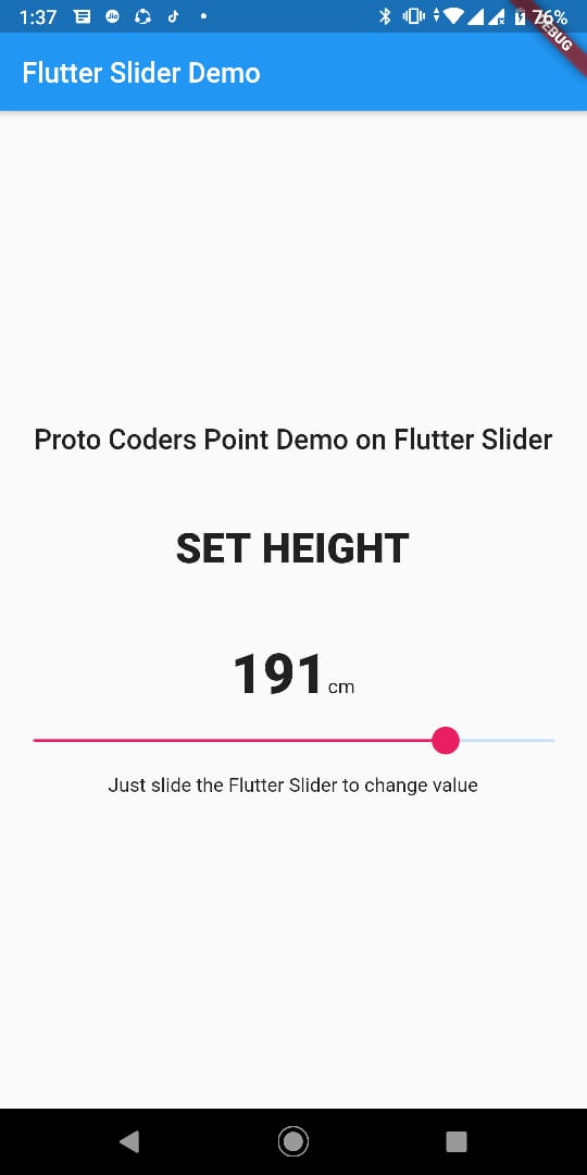 Flutter Slider How to Implement Flutter Slider with show value?