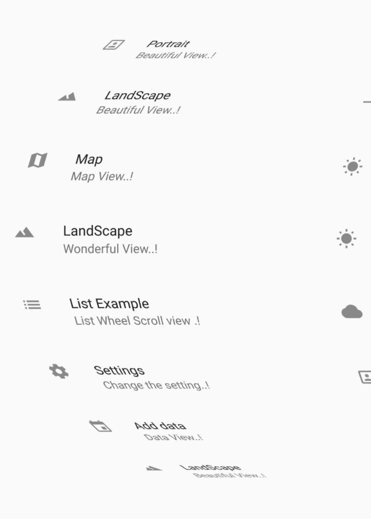 Flutter List Wheel ScrollView A 3D ListView in a flutter with Example