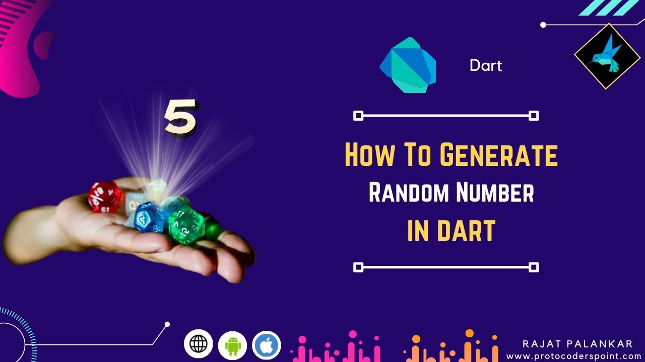 How to generate random number in dart program