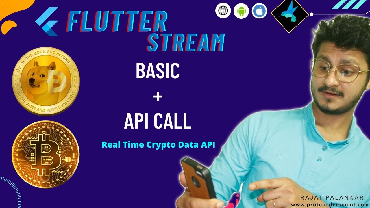 Flutter Dart Stream Basic Example Fetch Crypto Currency API Data
