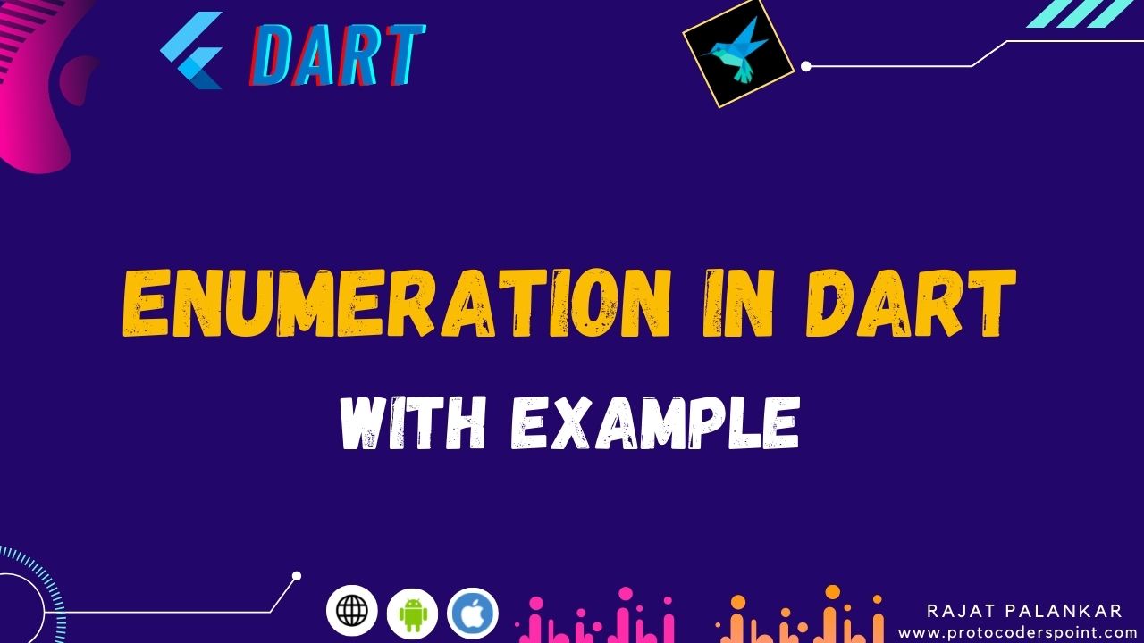 Dart enum How to use enums in dart programming language