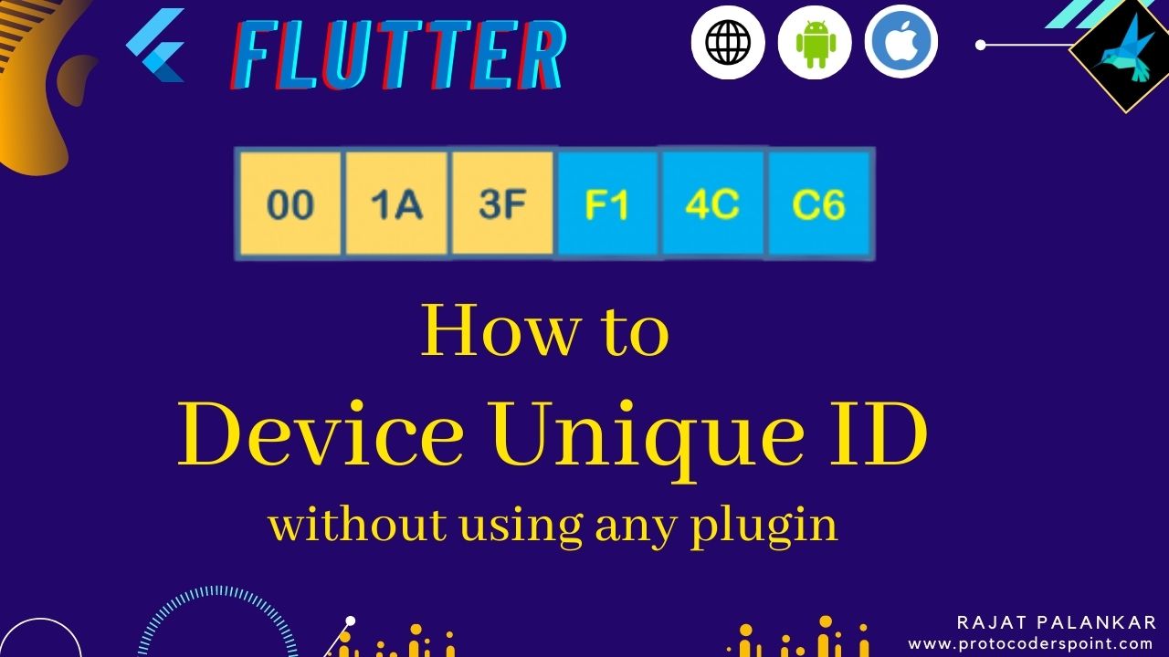 How to get deviceId in flutter with and without plugin