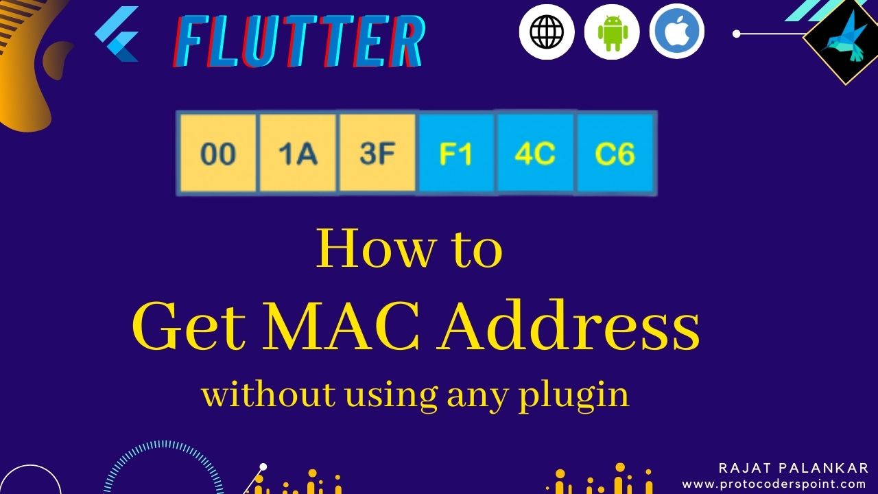 Flutter get MAC Address without plugin