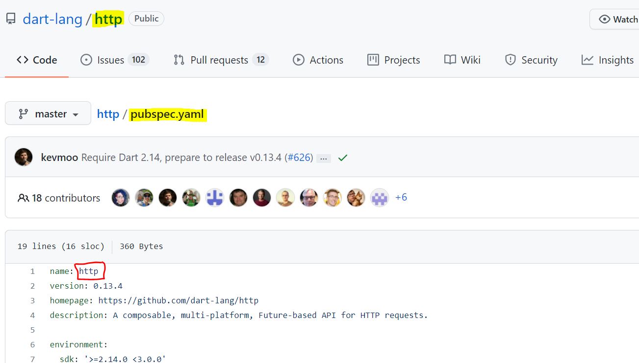 How to add package from github to flutter project
