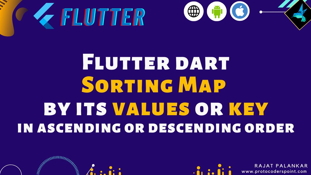 Flutter dart sort map by key or values Ascending/Descending order