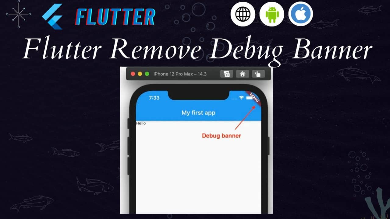 Flutter remove debug banner