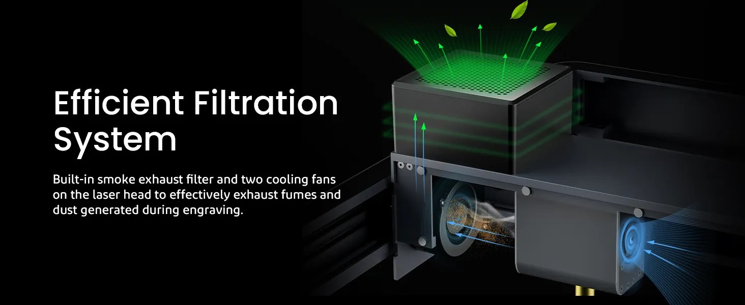 ELEGOO PHECDA Laser Engraver & Cutter 20W - protomont