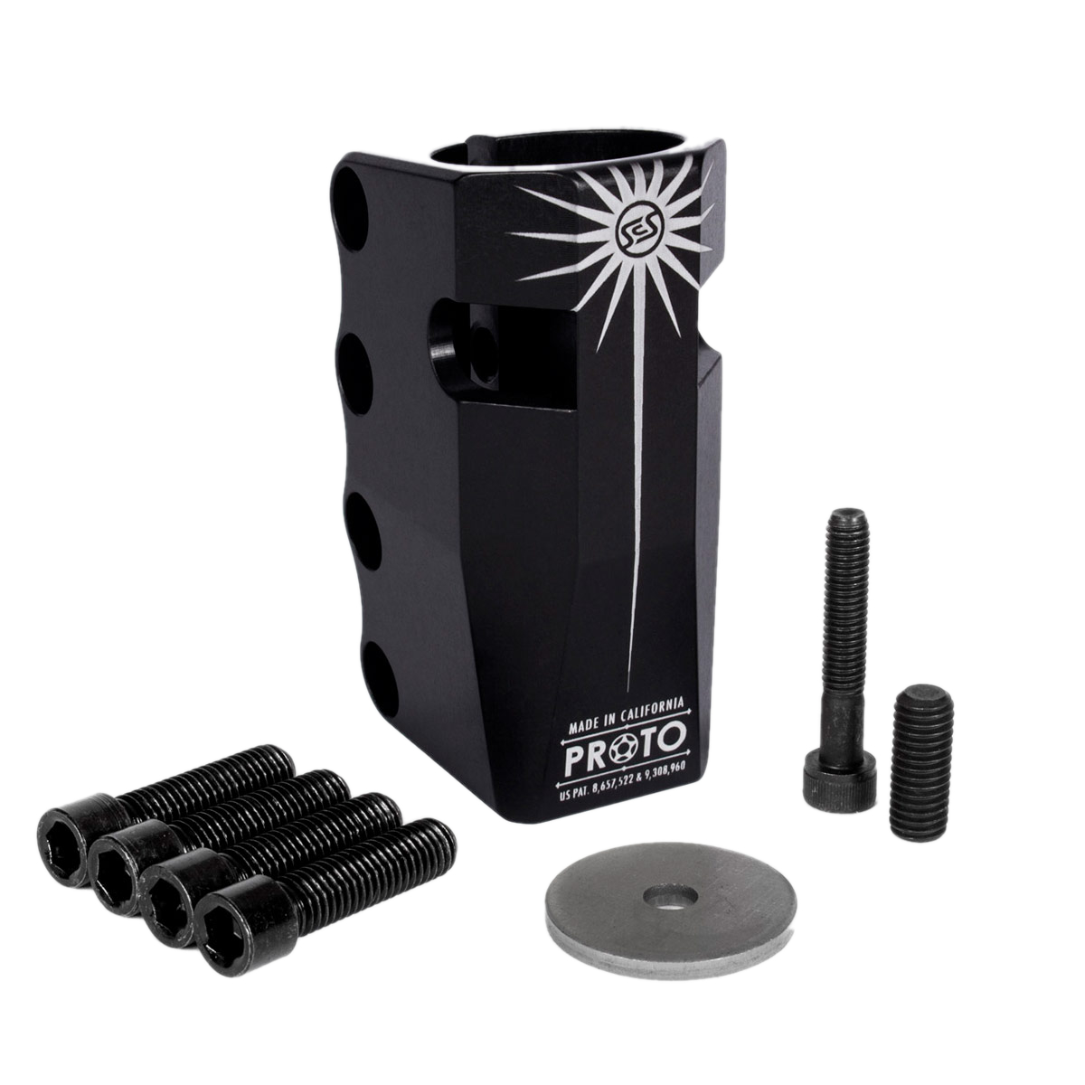 3.5" Sentinel SCS (Black) [STANDARD] | PROTO scooters