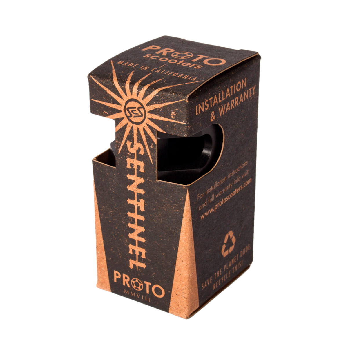 3.5" Sentinel SCS (Black) [STANDARD] | PROTO scooters