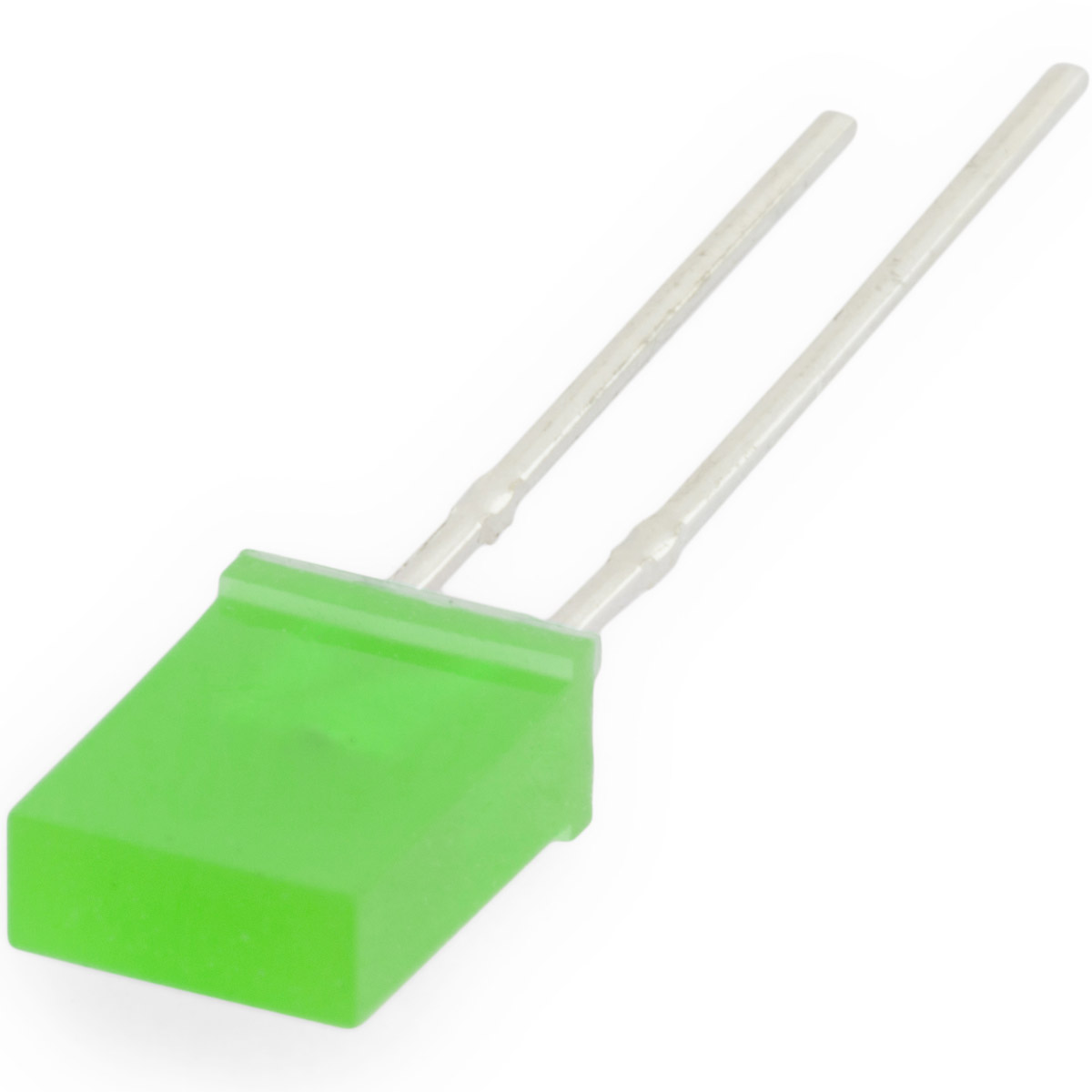 LED 2x5x7mm Rectangular Green Protostack