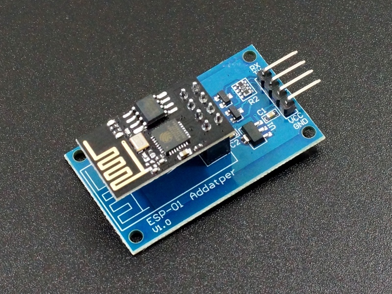 ESP8266 ESP-01 Adapter with Voltage Regulator - ProtoSupplies