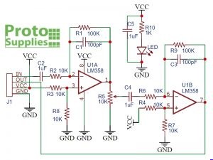 LM358 Operational Amplifier Module - ProtoSupplies
