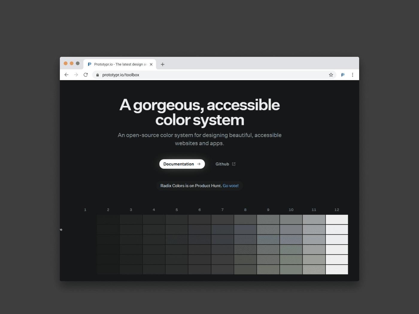 Radix Colors A accessible color system