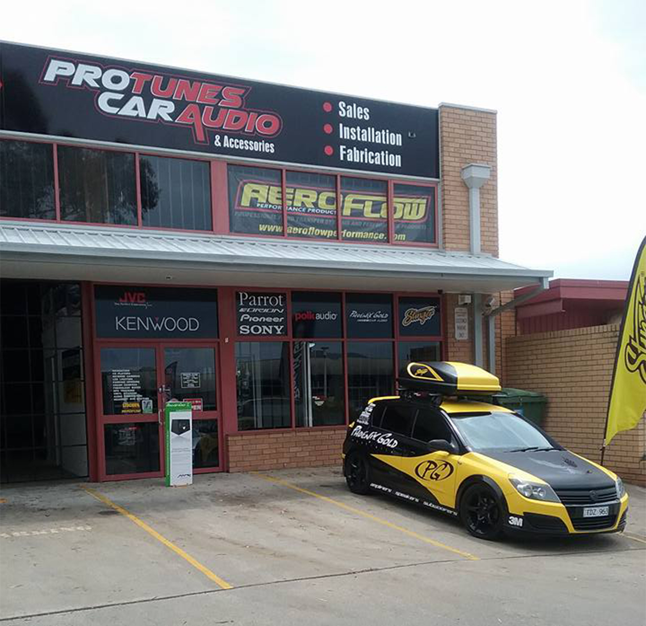 front Protunes Car Audio