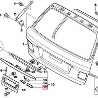BMW NEW GENUINE 3 SERIES E46 TRUNK RELEASE BUTTON COVER PLATE