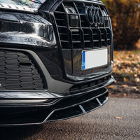 Black Gloss Front Bumper spoiler / skirt / splitter For Audi Q7 4M MK2