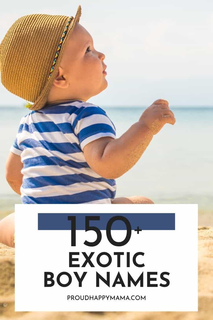 150+ Exotic Boy Names With Meanings (Cool & Unique)