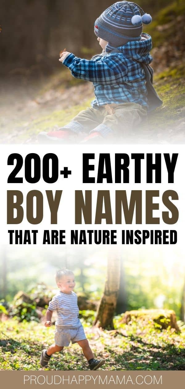 200+ Earthy Boy Names With Meanings (Nature Inspired)