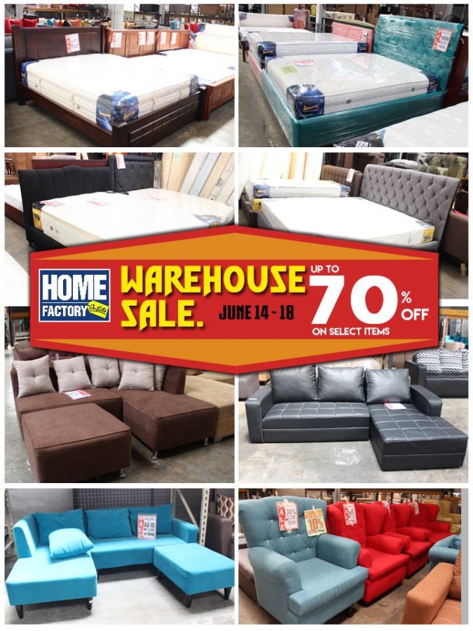 Warehouse Sale at Home Factory Outlets June 14 to 18 ONLY!