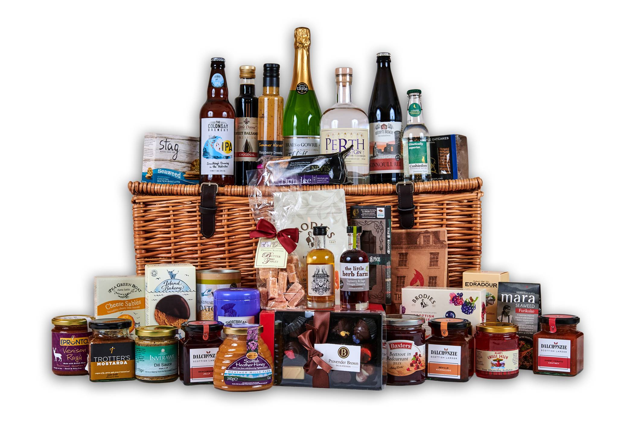 Our readymade hampers start at only £20 and go up to £295 with a price