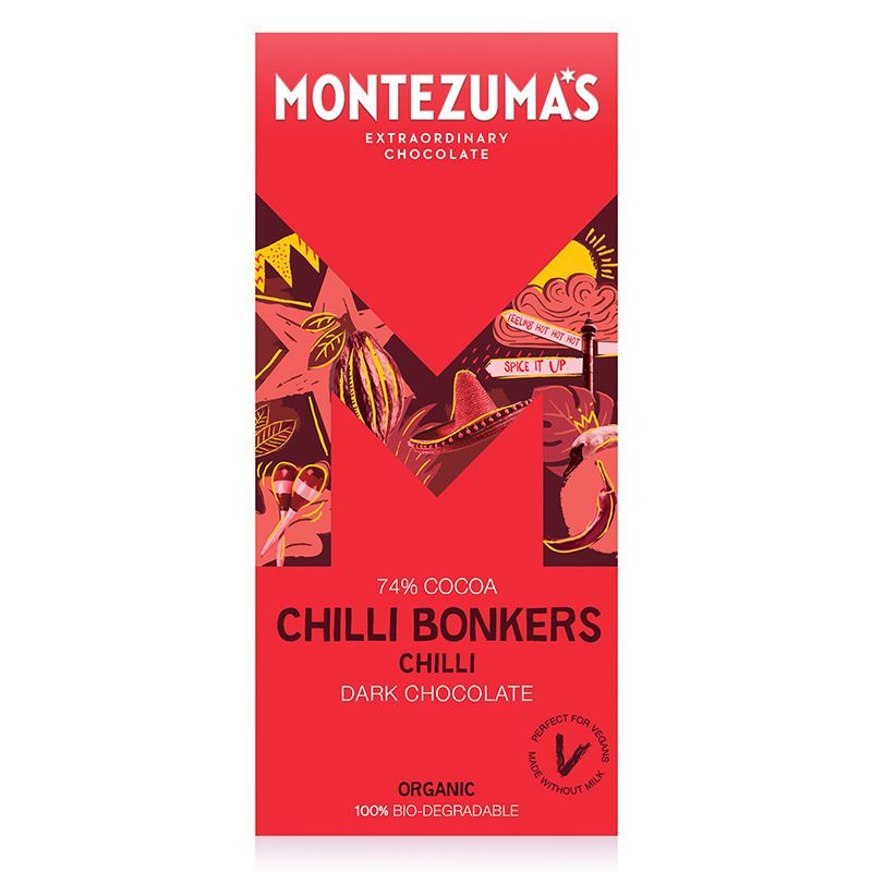 Montezuma's Dark Chocolate & Chilli Montezuma's Chocolate Bars