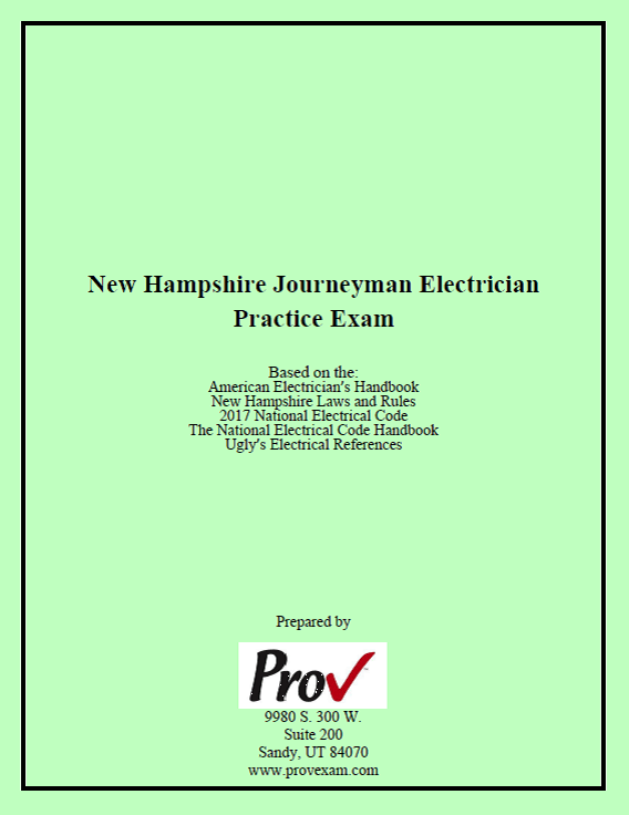 New Hampshire Journeyman Electrician Practical Exam