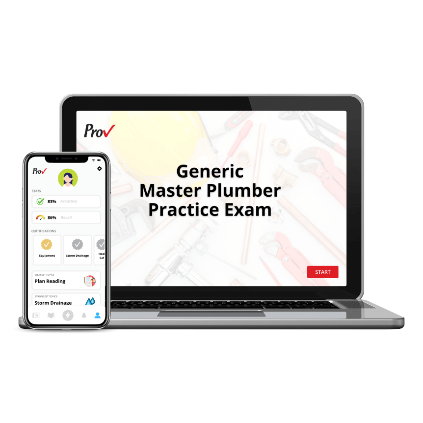 Generic Master Plumber Digital Practice Exam Prov