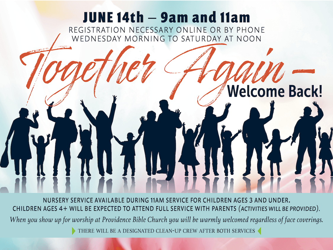 Reopening Guide Providence Bible Church