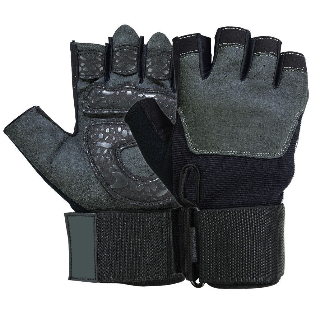 Men Weight Lifting Gloves with Wrist Support Wrap Provision Enterprises