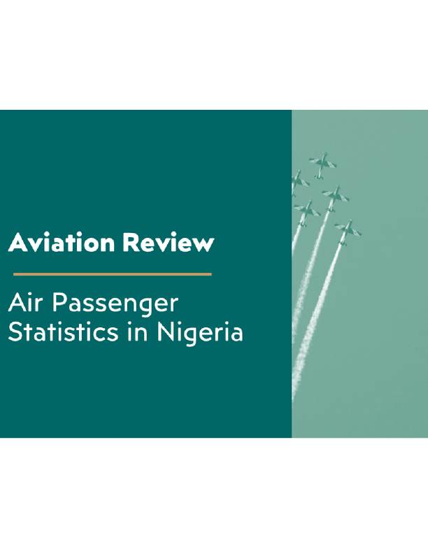 Aviation Review Air Passenger Statistics in Nigeria Provisio