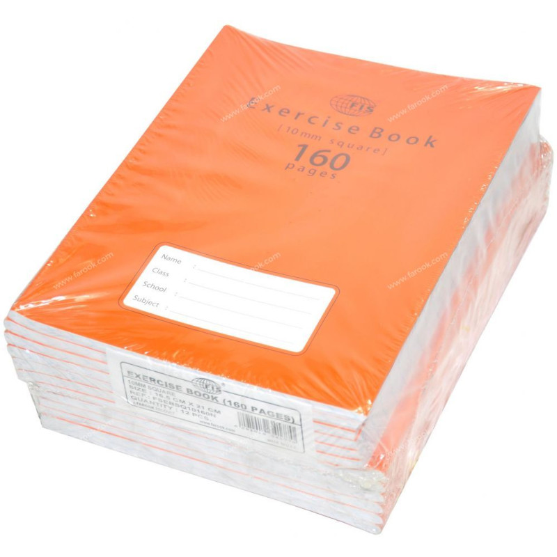 Notebook Exercise Book Orange (20 in 1) Provistore Limited