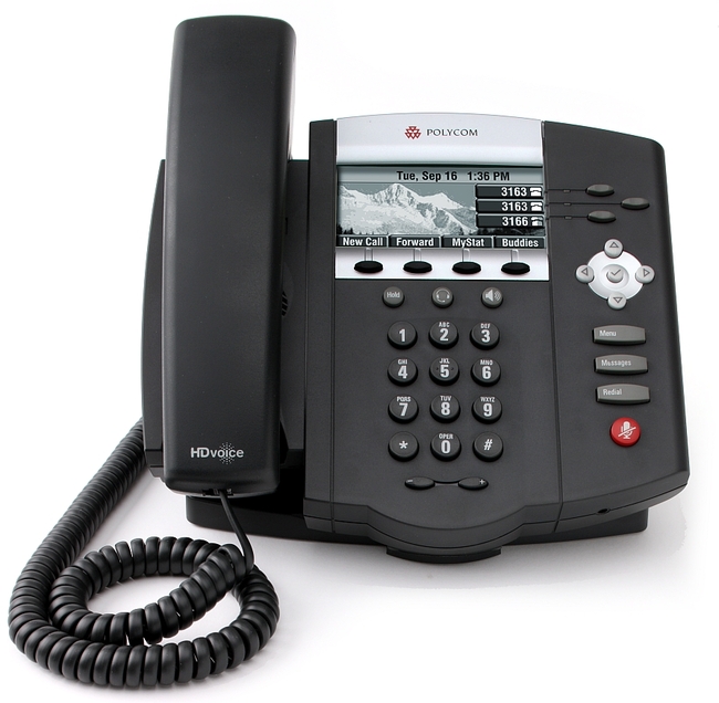 SoundPoint IP 450 MidRange SIP desktop phone with HD