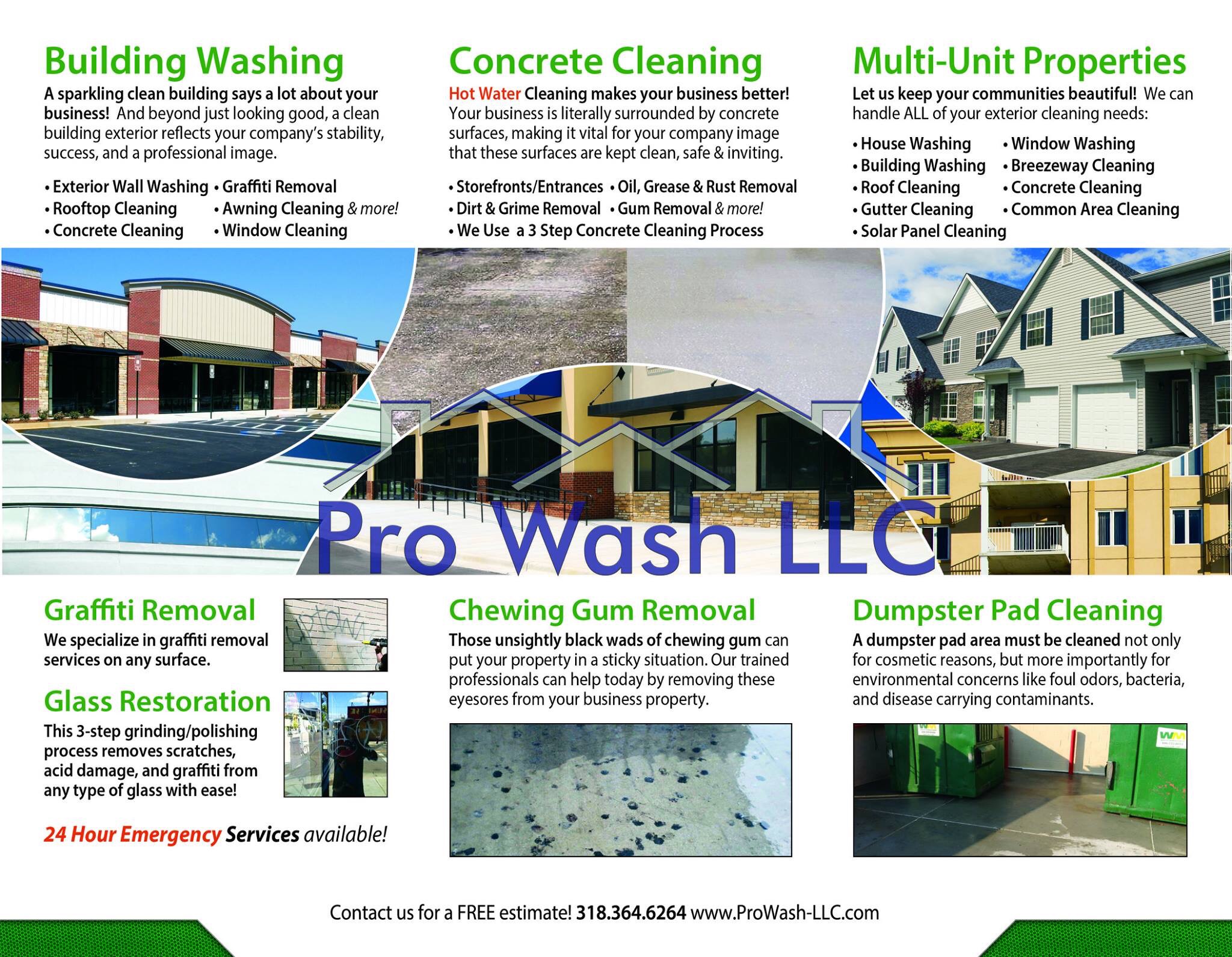 Pro Wash LLC Commercial Pressure “Power” Washing in Shreveport, La