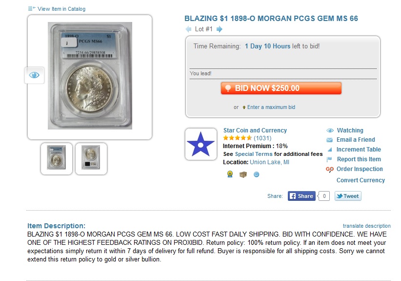 Insert Your Auction’s Best Service Terms in Proxibid Lot Descriptions