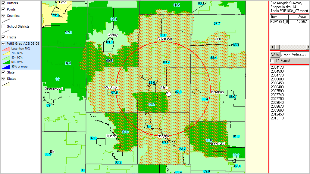Map Of Southeast Kansas Kansas Census 2010 & Demographic Economic Patterns & Trends