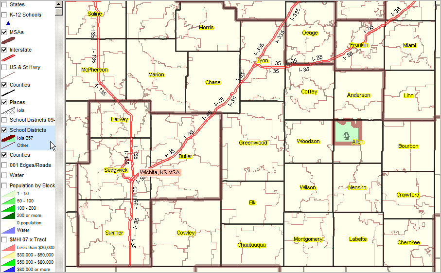 Iola, KS Census 2010 & Demographic Economic Patterns & Trends