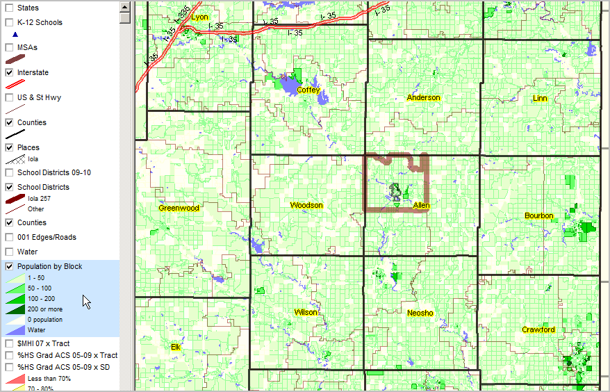 Iola, KS Census 2010 & Demographic Economic Patterns & Trends