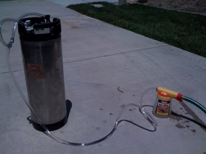 DIY corny keg cleaner Homebrew Talk Beer, Wine, Mead, & Cider