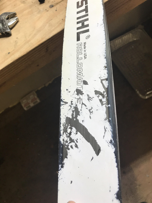 Chainsaw bar heat damage? Arborist, Chainsaw & Tree Work Forum