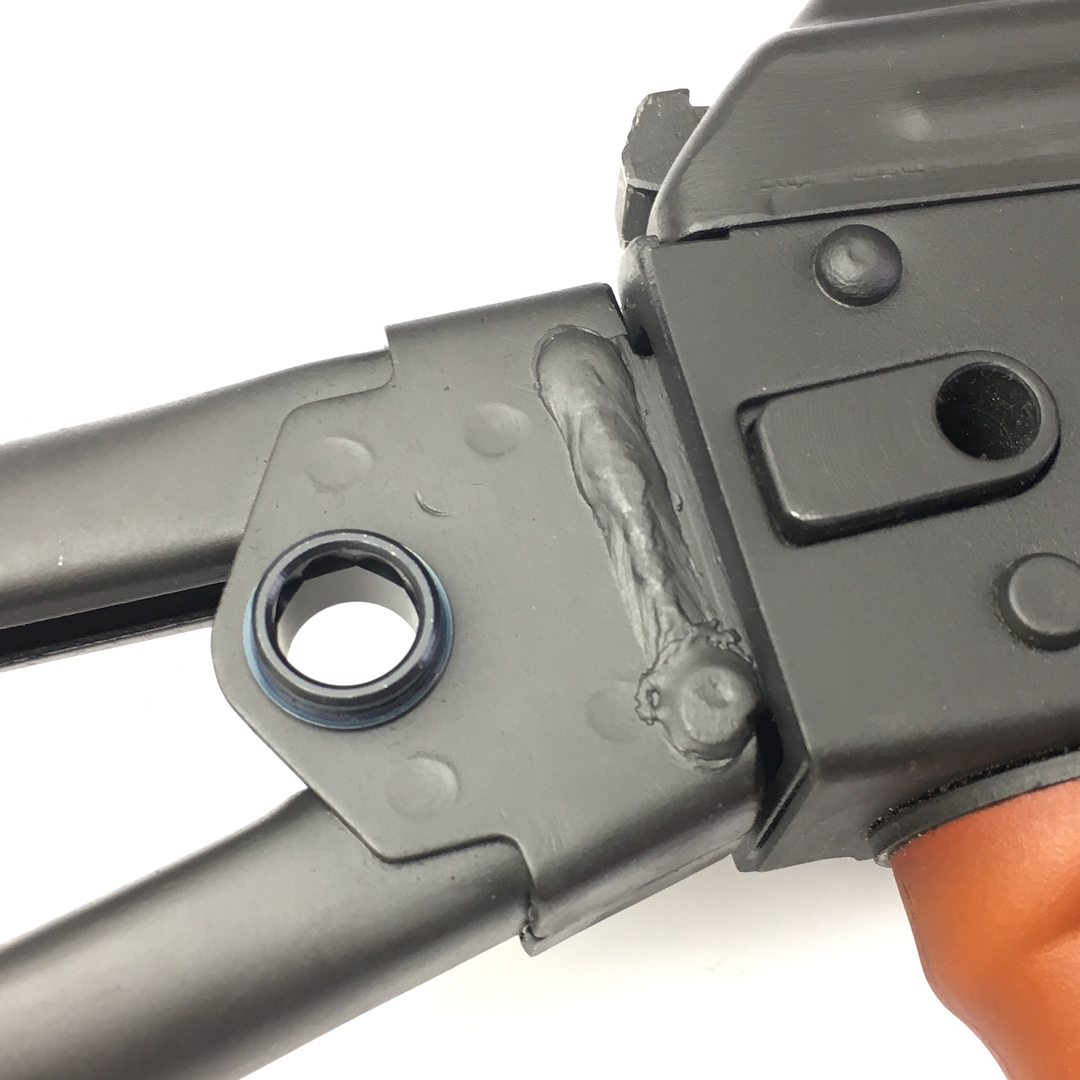 Adding QD sling mount to AK triangle stock Oklahoma Shooters