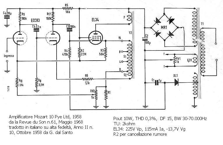 EL34 single ended amplifier with a simple power supply | AVForums South