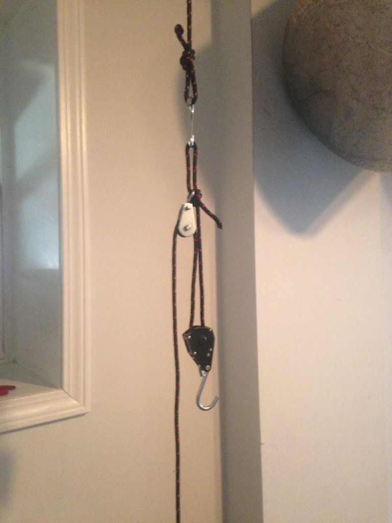 BIAB hoisting with a ratchet pulley, rev 1 Homebrew Talk Beer, Wine