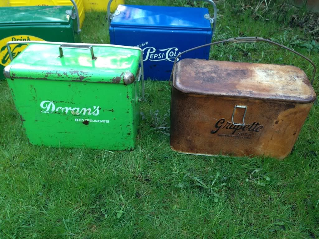 Vintage Coolers For Sale. Coca Cola, 7up, Dr Pepper Volkswagen Type 2