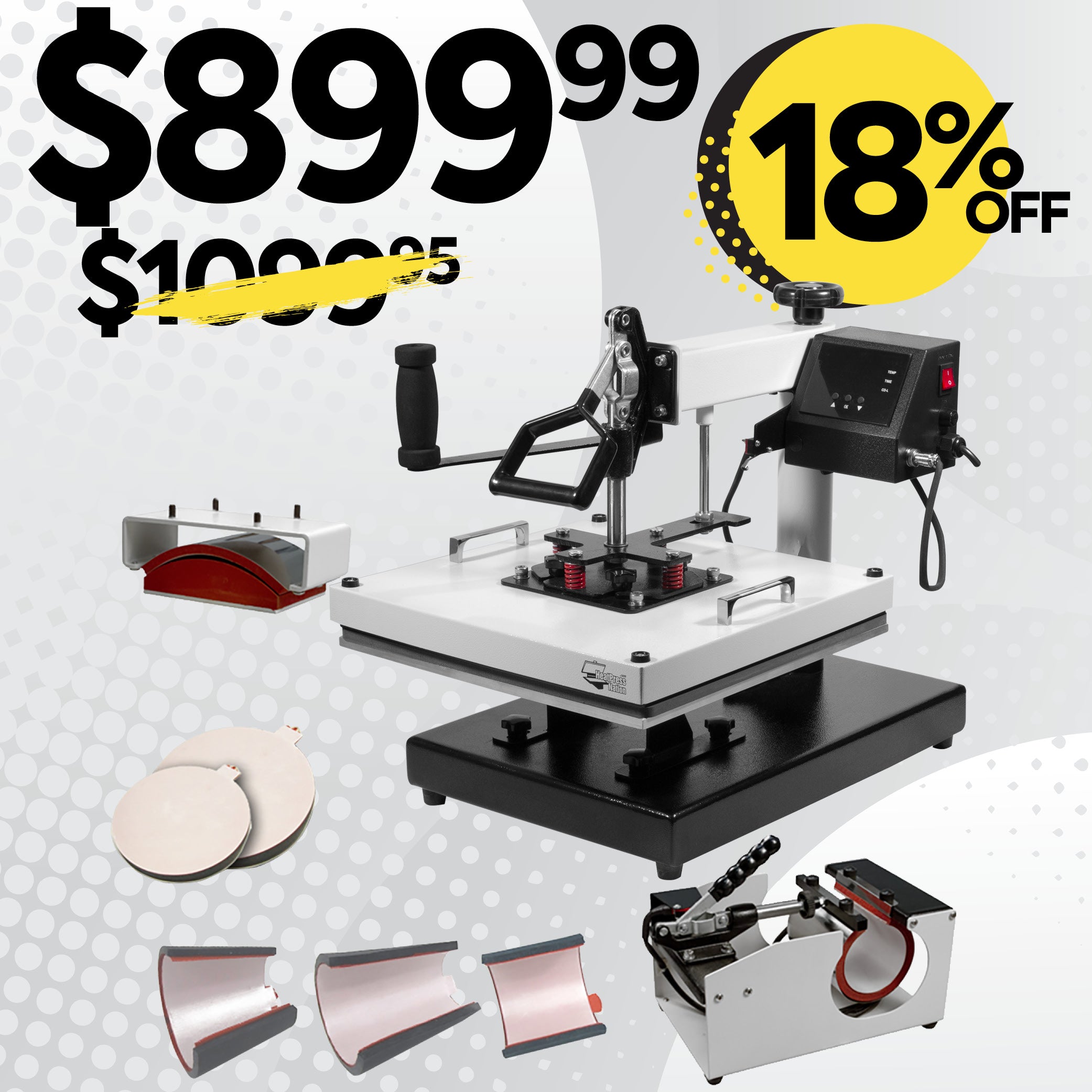 Oklahoma City 15 x 15 Heat Press for HTV and sublimation. Oklahoma