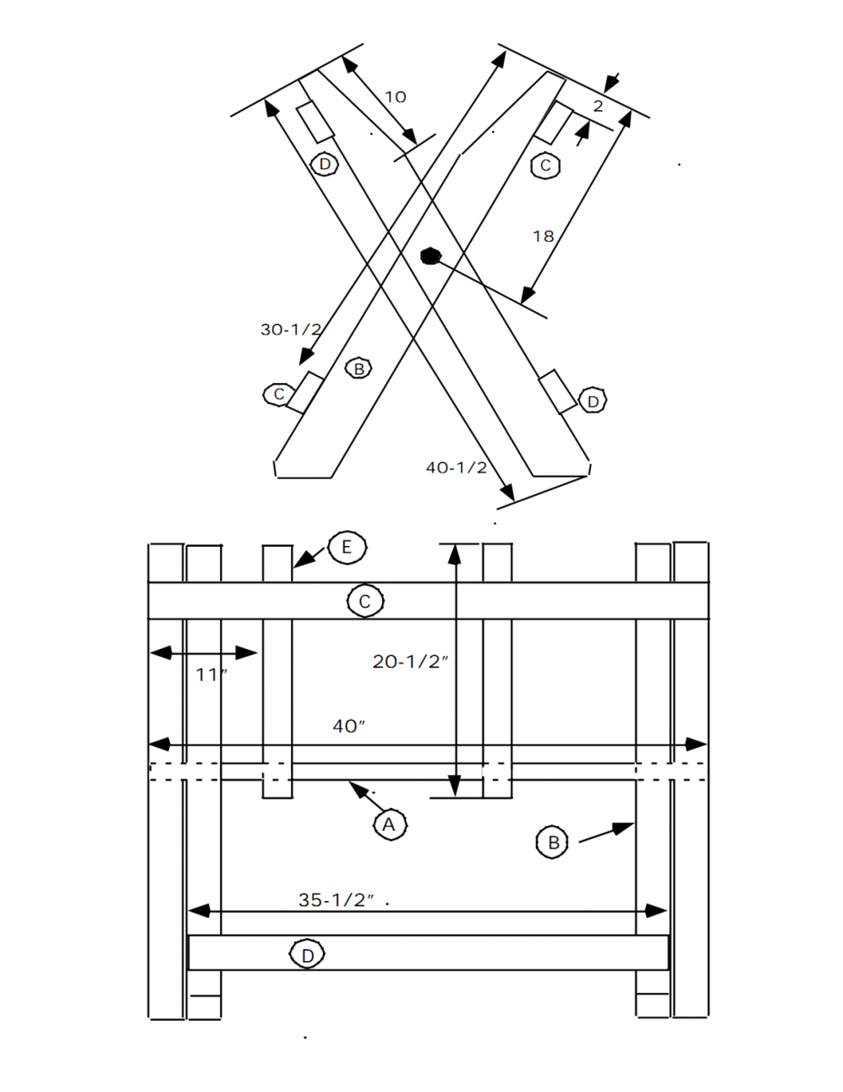 How to build a folding sawbuck Arborist, Chainsaw & Tree Work Forum