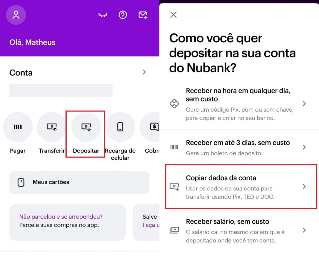 Nubank saiba como encontrar o número da sua conta Olhar Digital