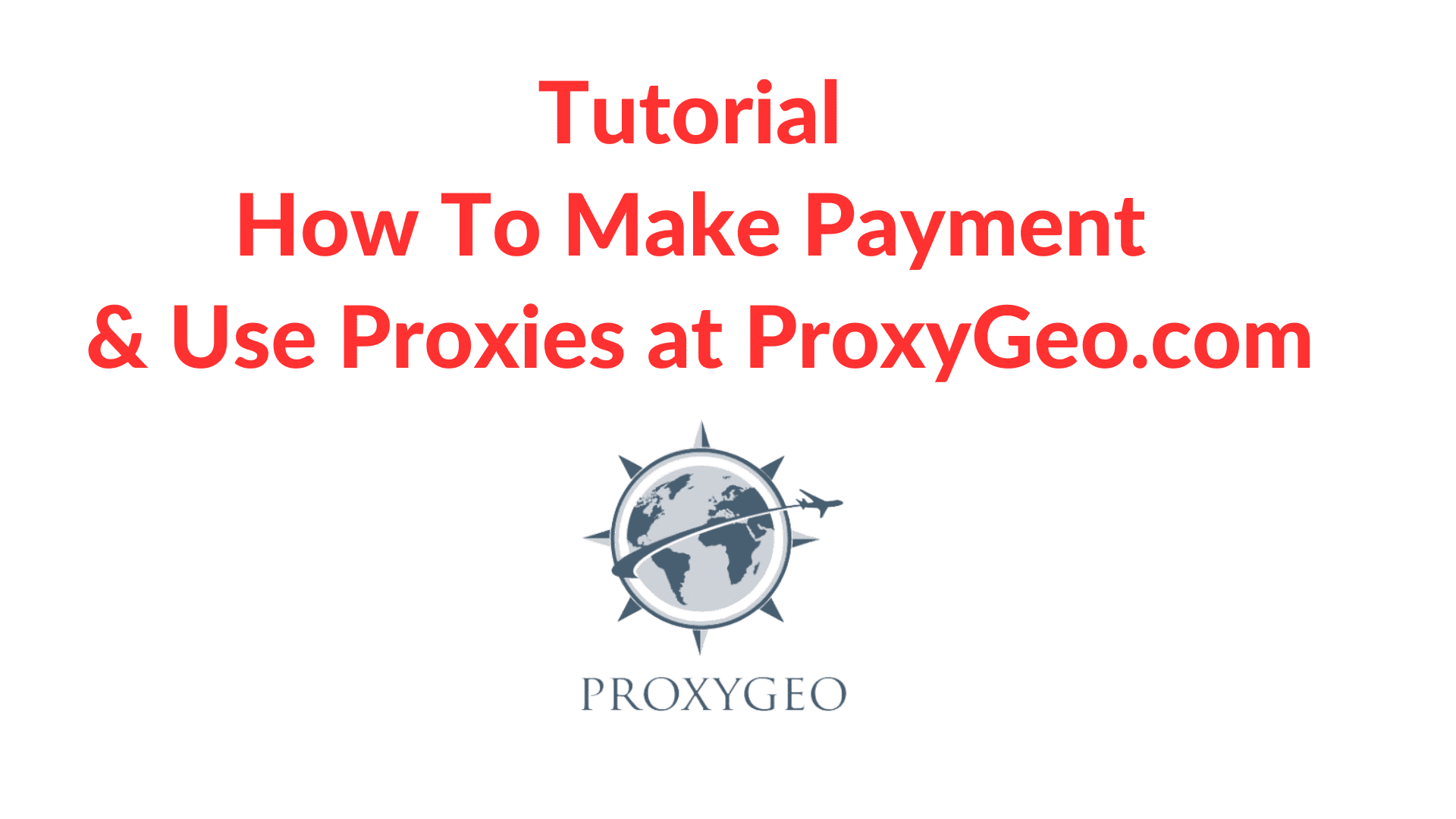 Tutorial How To Make Payment & Use Proxies at
