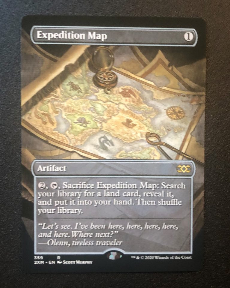Expedition Map (Showcase) MtG 2XM Proxy King