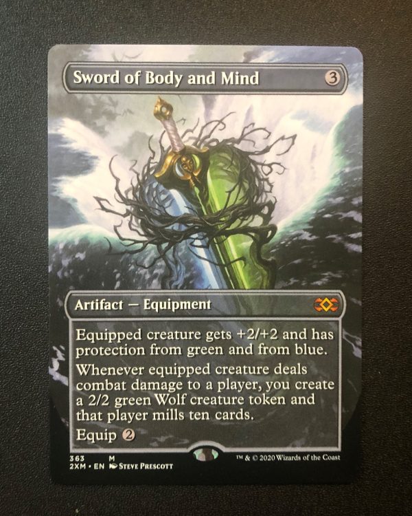 Sword of Body and Mind (Showcase) MtG 2XM Proxy King